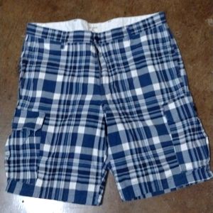 Men's Plaid Dockers Cargo Shorts